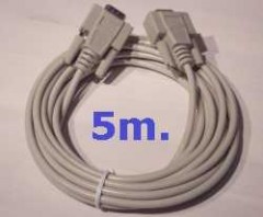 5m RS232/seriel forl�ngerkabel