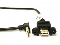 USB vinkel-aflastning ned